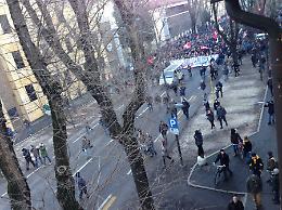 Gli scatti del corteo in viale Trento e Trieste di Cristina Piazzi