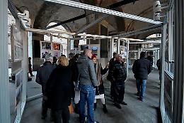 Vandali alla mostra di Pinzi