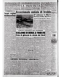 Eccezionale ondata di freddo in Italia e in Europa