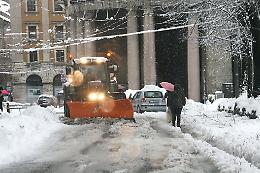 Prevista una nevicata, operativo piano neve e sale
