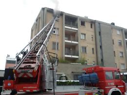 Le immagini dei soccorsi in via Ferrario a Ombriano