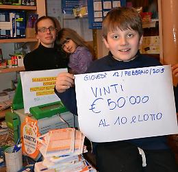 Gioca 10 euro e ne vince 53mila