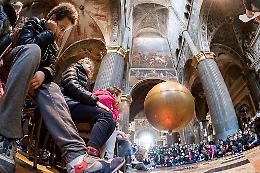 Pendolo di Foucault, esperimento ok  nella cattedrale