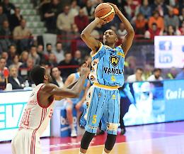 Vanoli, Hayes in dubbio per la sfida con l'Acea Roma