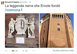 Le immagini di Cremona twittate da Fiorello