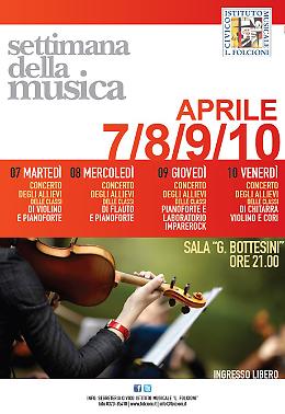 Crema. La settimana della musica al Civico Istituto Musicale "L. Folcioni"