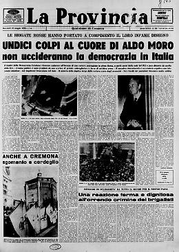 Le Brigate rosse hanno ucciso l'onorevole Aldo Moro dopo una prigionia durata 55 giorni