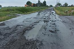 Le immagini delle strade allagate nelle frazioni est
