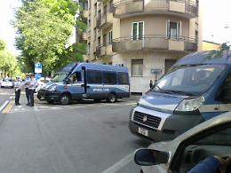 Casapound, via Geromini blindata