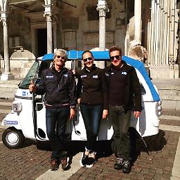 La squadra di Road Italy in città