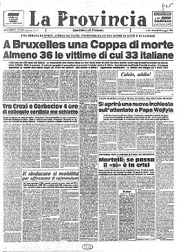 Stadio Heysel di Bruxelles: la finale di Coppa dei Campioni si trasforma in tragedia
