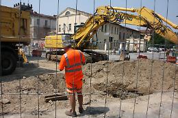 Nuovo cantiere in via Brescia