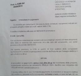 Il Comune ‘evasore’ di 8 centesimi
Il sindaco ironico: «Troverò i soldi»