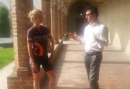 Filippa Lagerback visita la città