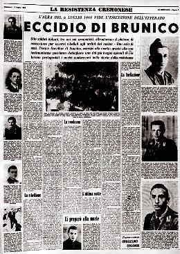 Una pagina dedicata alla Resistenza cremonese, ricorda sei soldati fucilati dal plotone d'esecuzione