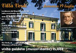 Villanuova sull'Arda. Villa Verdi apre le stanze segreti del Maestro