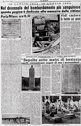 Le vittime del bombardamento su Cremona ricordano i tragici momenti avvenuti nel 1944