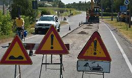 Asfalto in via Matteotti e alla gronda