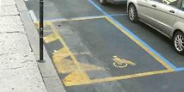 Stalli per disabili occupati dai non disabili