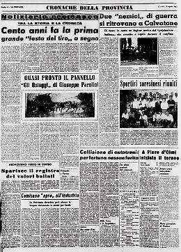 La prima grande "festa del tiro" a segno a Crema
