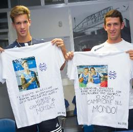 Festa per i campioni del mondo