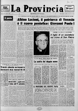 Albino Luciani è il successore di papa Paolo VI