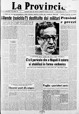L'altro 11 settembre: attacco al Palacio de la Moneda di Santiago del Cile