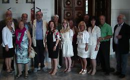Una delegazione di Filitalia International
in visita al Museo del Violino