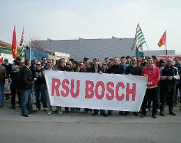 Bosch, tutti in cassa integrazione