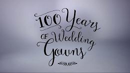 Un secolo di abiti da sposa in tre minuti