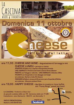 Domenica "Cheese tutte le forme del latte"  presso La Cascina di Castelleone