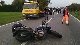 Cade con la moto, muore carabiniere 43enne