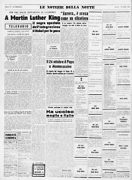 A Martin Luther King il Premio Nobel per la pace