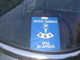 A volte le dimenticanze (disco orario) costano care