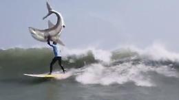 Surfista ''doma'' lo squalo, lo spot fa arrabbiare la mamma