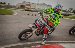 Il cremonese Borella si è laureato campione italiano supermoto cat s1 Elite dell'Italia trophy