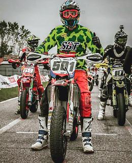 Le immagini del pilota di Cremona, Andrea Borella, sul circuito di Pomposa