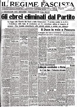 Fuori dal Partito gli ebrei! Prendono corpo le leggi razziali. Farinacci tiene a Milano una conferenza sul problema giudaco