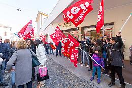 Sindacati, la protesta della grande distribuzione