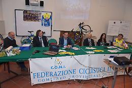Il ct della nazionale di ciclismo Davide Cassani alla festa dell'Asd