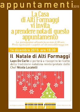 Treviglio. Alla Casa di Alti Formaggi si parla delle origini e delle ricette del Natale Lunedì 14 dicembre
