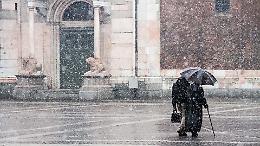 Pioggia e qualche fiocco di neve
Pre allerta di Prefettura e Comune
