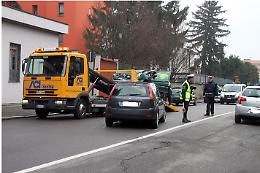 Scontro il via Massarotti, le immagini
