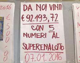 Superenalotto, a Cremona un Mega 5 da 92mila euro
