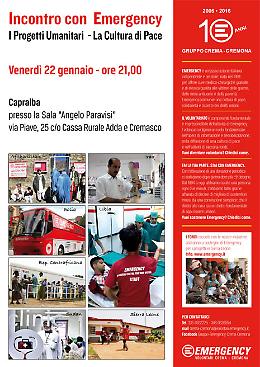 Emergency a Capralba Venerdì 22 gennaio 