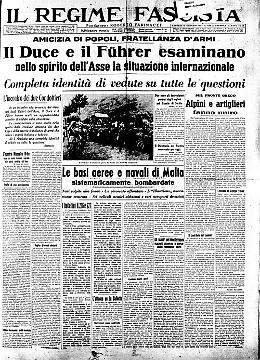 Vertice a Berlino tra il Duce e il Führer, mentre gli alpini e gli artiglieri combattono sul fronte greco