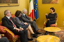 Laura Boldrini incontra Arvedi: 'L'Europa la nostra priorità'