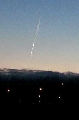 Un meteorite sui cieli della provincia