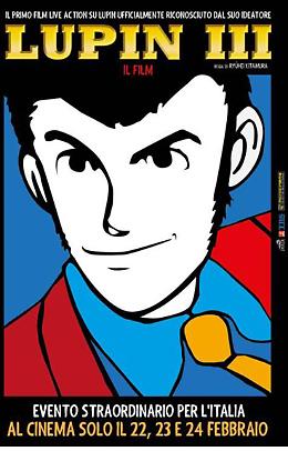Il primo film live action su Lupin III marted&igrave; 23 e mercoled&igrave; 24 febbraio al Cremona Po