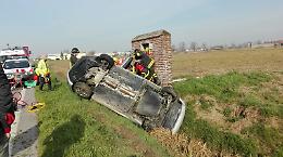 Fuori strada da brividi, gravissimo un 39enne